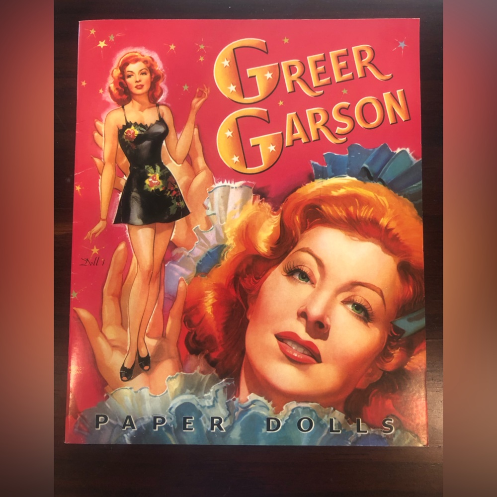 Greer Garson paper doll book